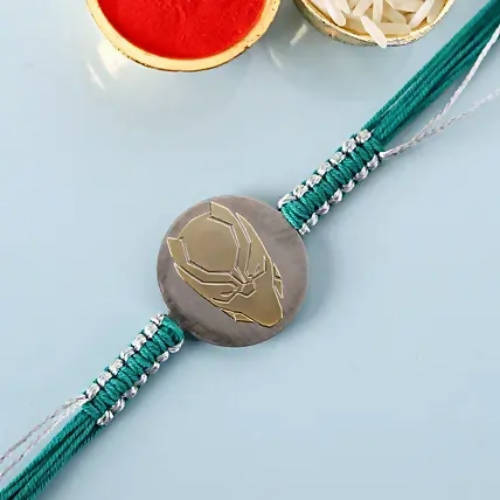 Black Panther Rakhi & Amul Superfruit Chocolate