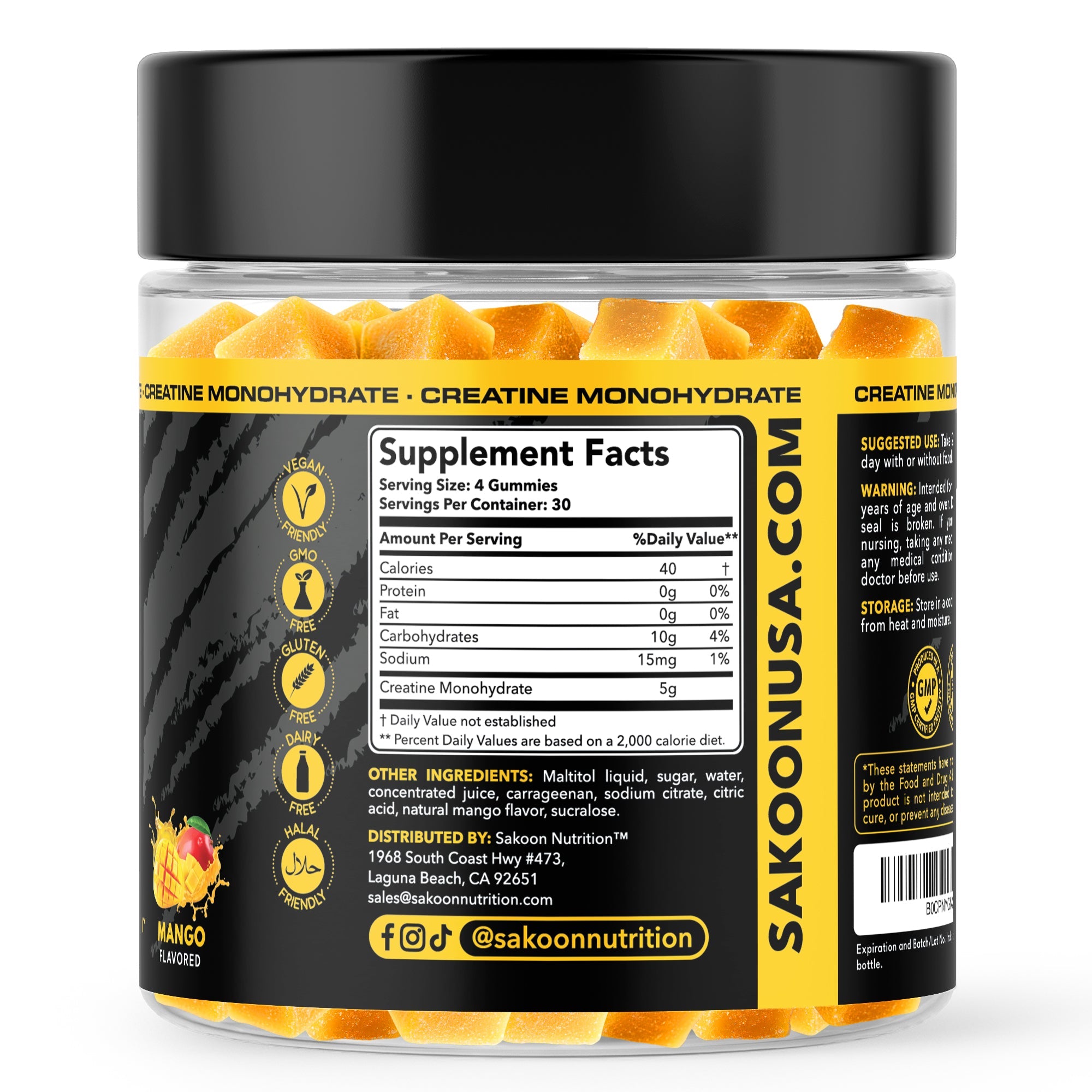 OVERSTOCK SALE 5000mg Creatine Monohydrate Gummies