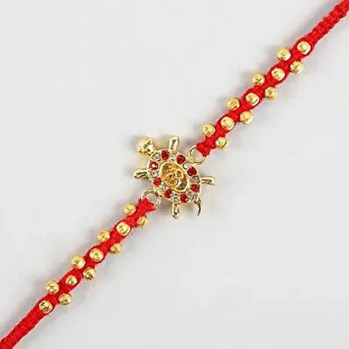 Meru Designer Rakhi and Almond Treat Chocolate
