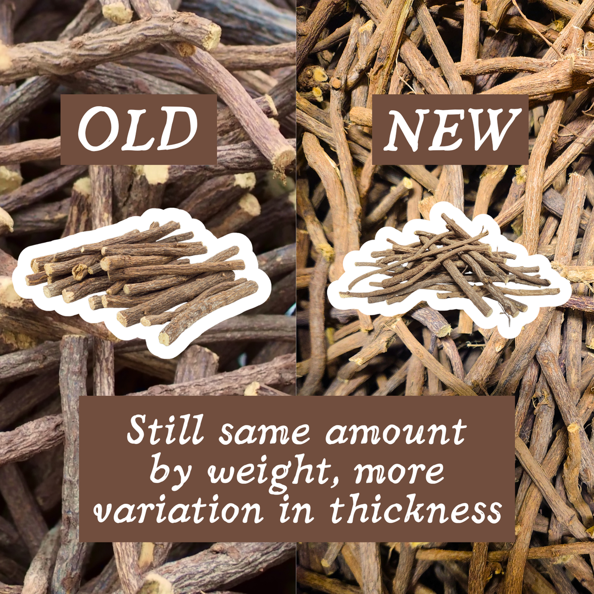 Licorice Root Chew Sticks