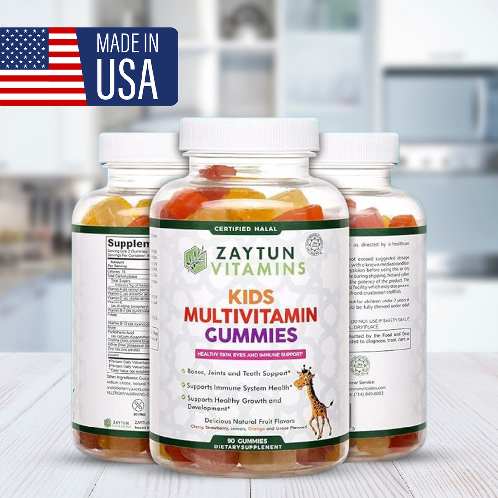 Halal Kids Multivitamin Gummies (3Pack)