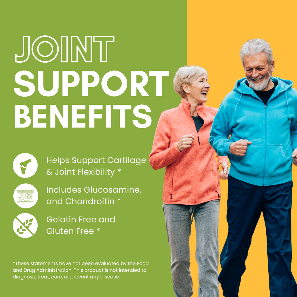 Halal Joint Support with Glucosamine + Turmeric + Chondroitin Tablets