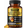Black Seed Oil & Manuka Honey Capsules | Halal Immune Support