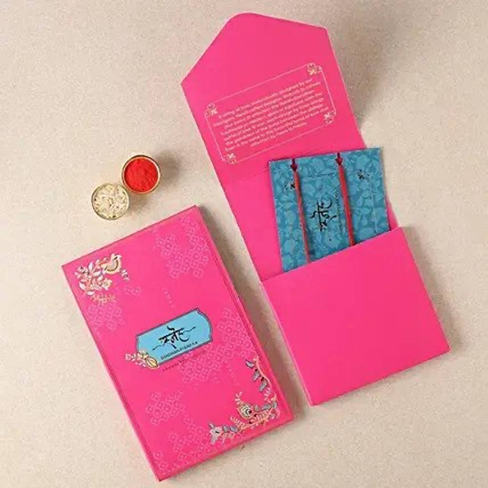 Motif Jhumki Lumba Stylish Rakhi Set