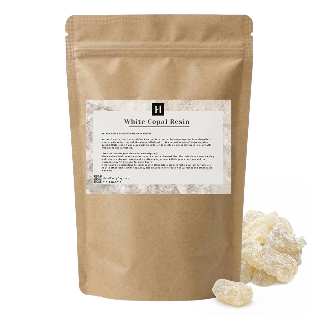 White Copal Resin