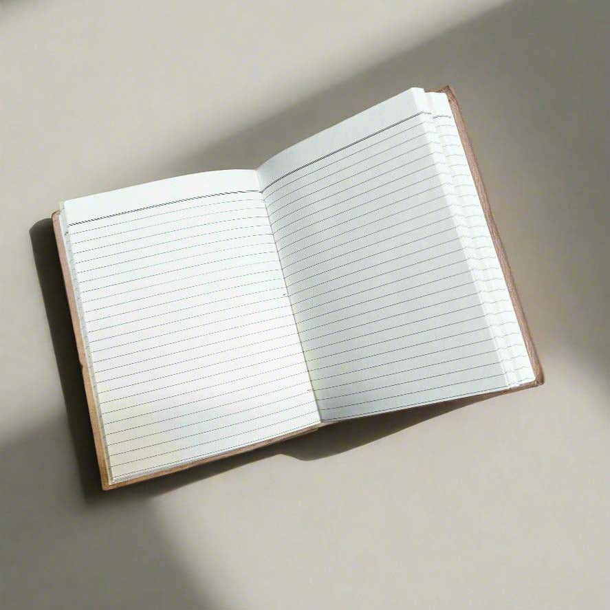 "The Mind Alone" Leather Journal - Philosophical & Handcrafted