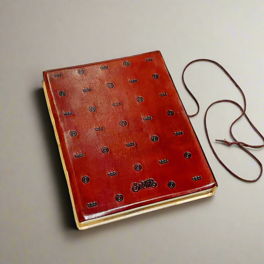 Lord Byron Leather Journal - "Pleasure in the Pathless Woods" Nature Quote