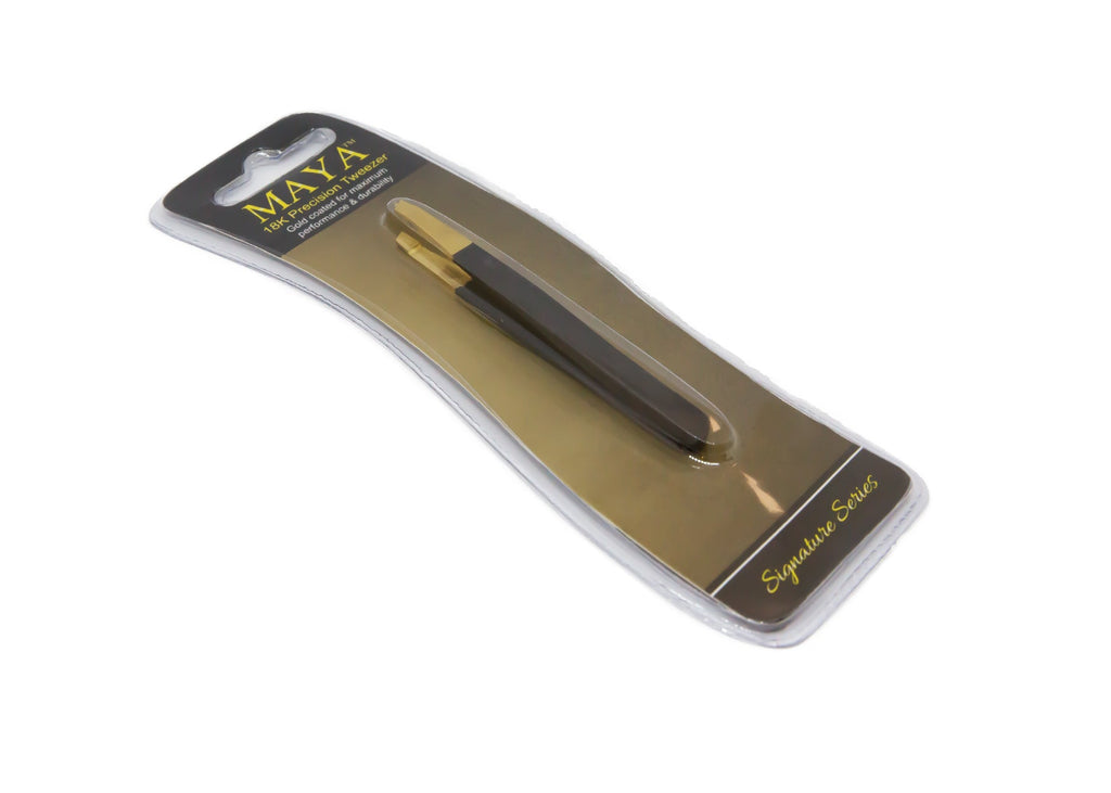 18K Slant Tweezer