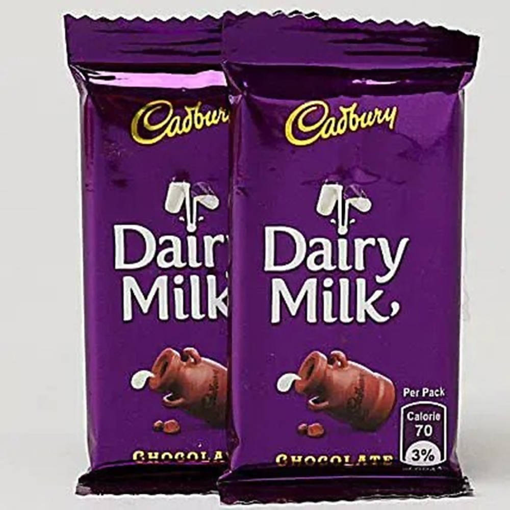 Family Rakhi Set With Two Dairy Milk Bars