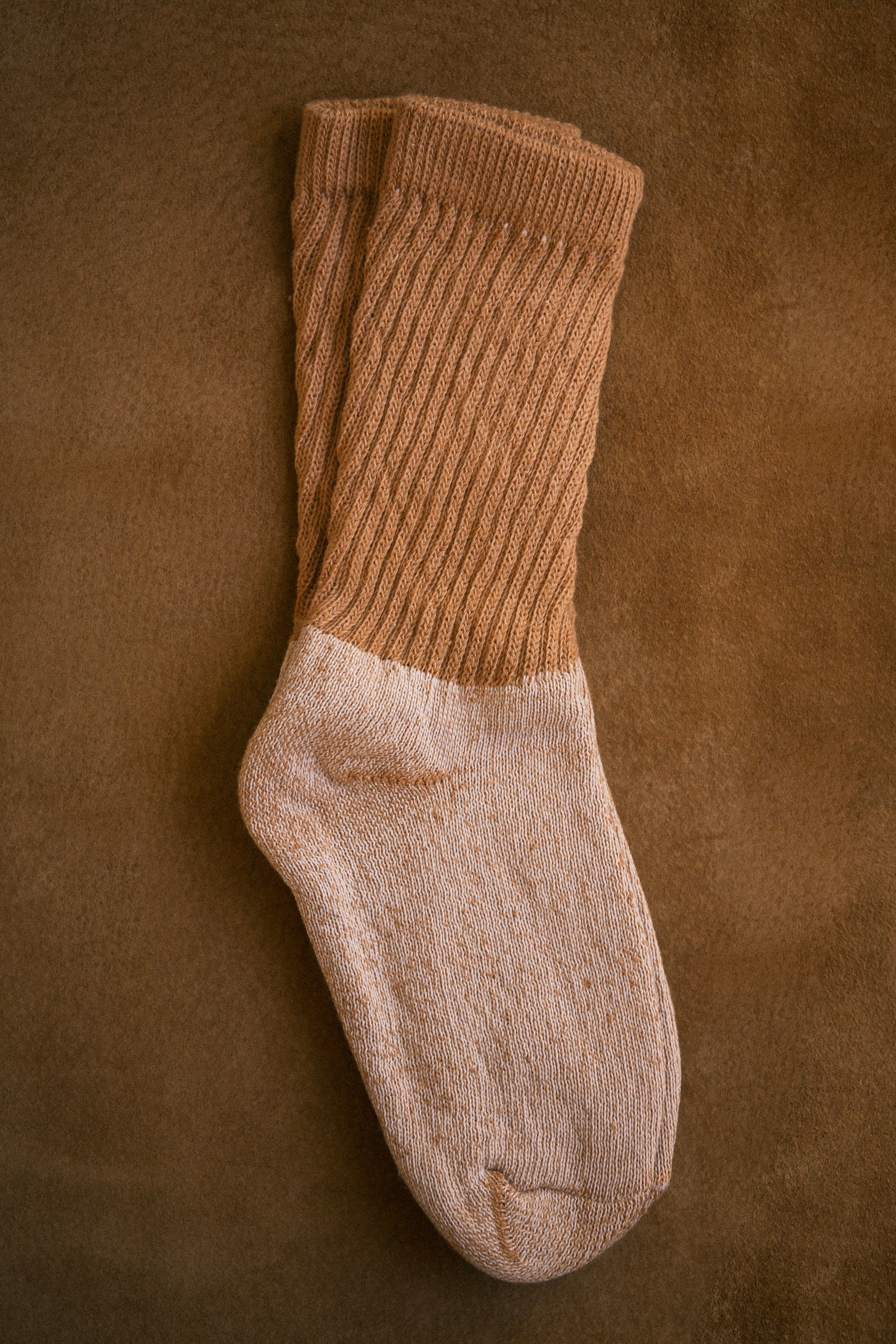 Organic Cotton Socks in Buffalo Brown 3-pack- LIMITED QUANTITIES, OUT OF STOCK UNTIL FURTHER NOTICE