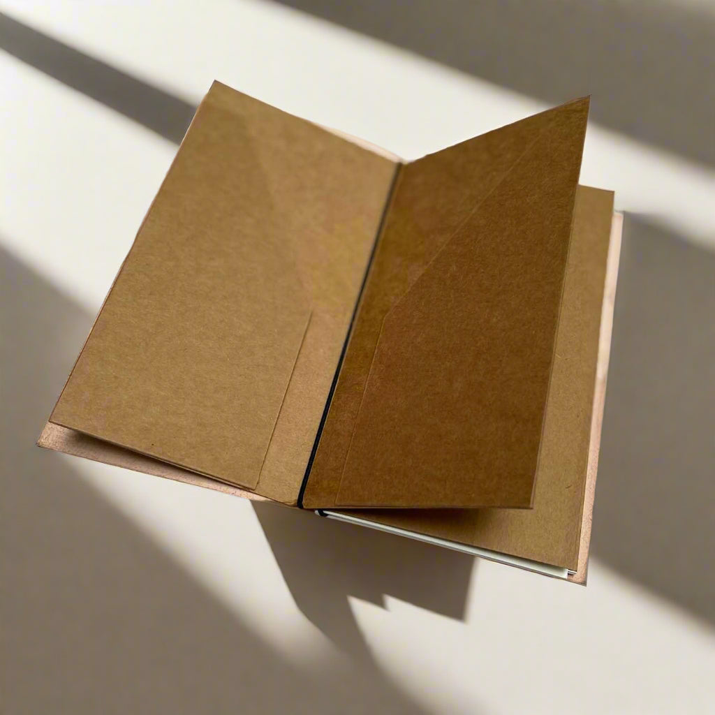 Quote Traveler's Notebook | Handmade Leather Journal with Debossed Quotes