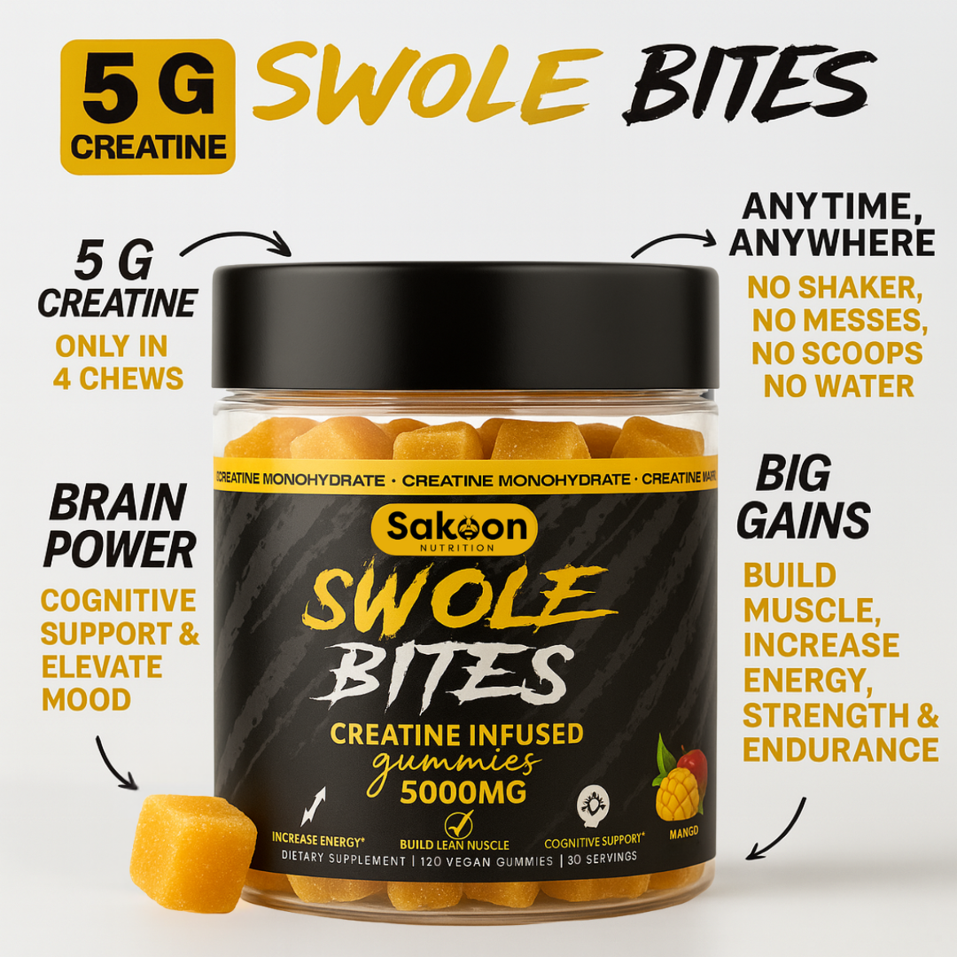 OVERSTOCK SALE 5000mg Creatine Monohydrate Gummies