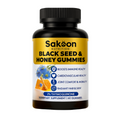 Black Seed Oil Gummies with Honey | Halal, High-Thymoquinone | Sakoon