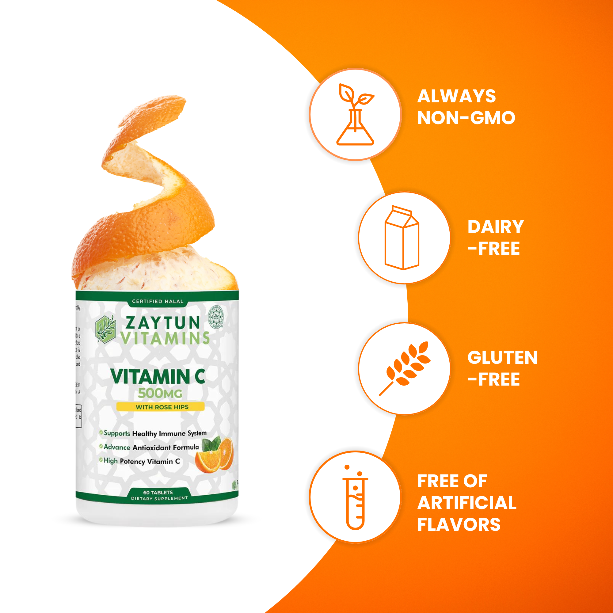 Halal Vitamin C Tablets