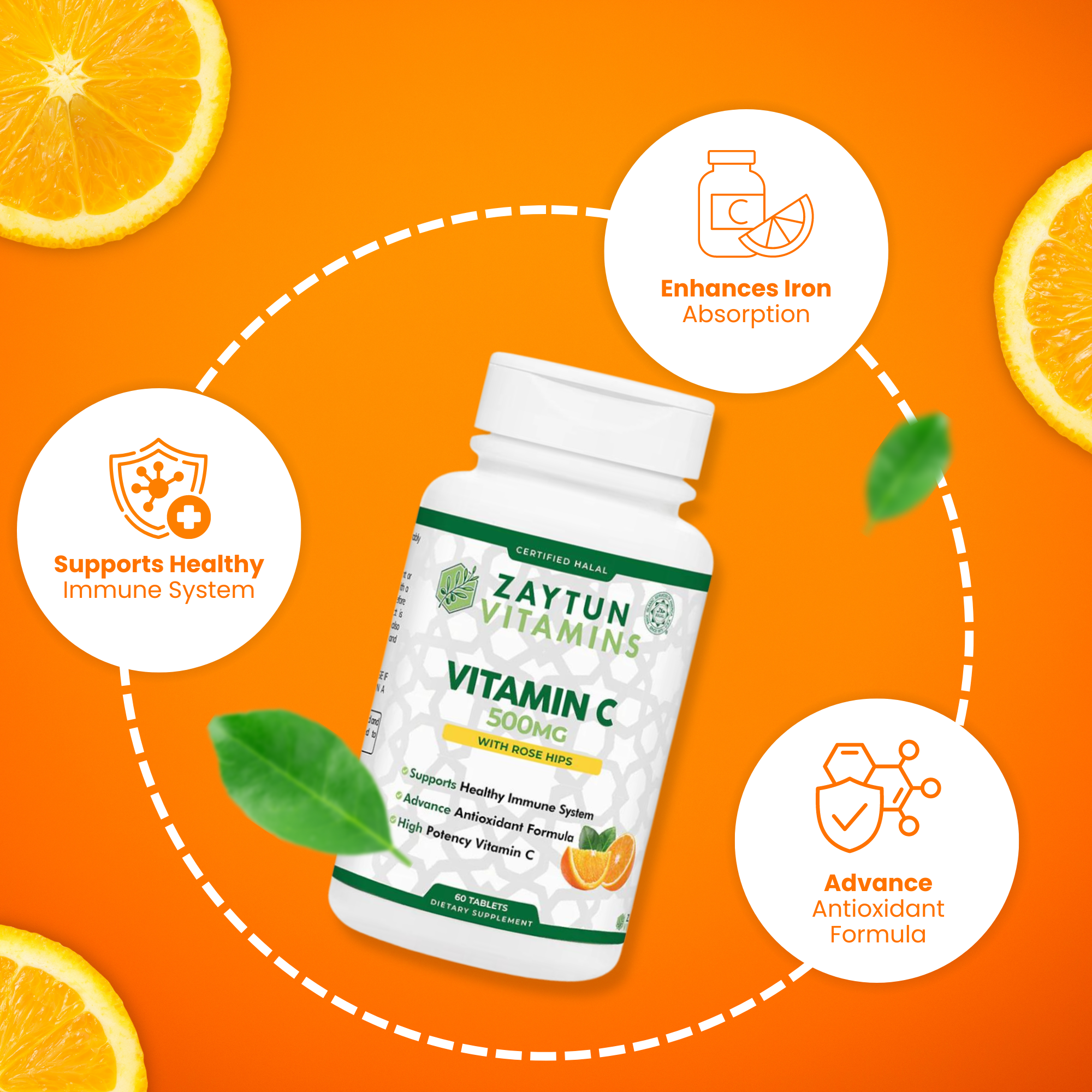 Halal Vitamin C Tablets