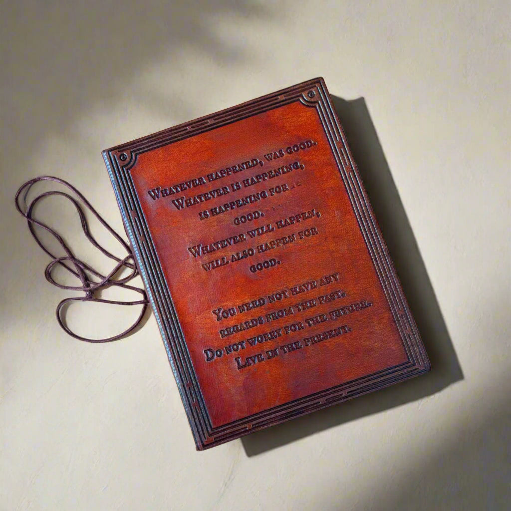 Whatever Happened Was Good Leather Journal