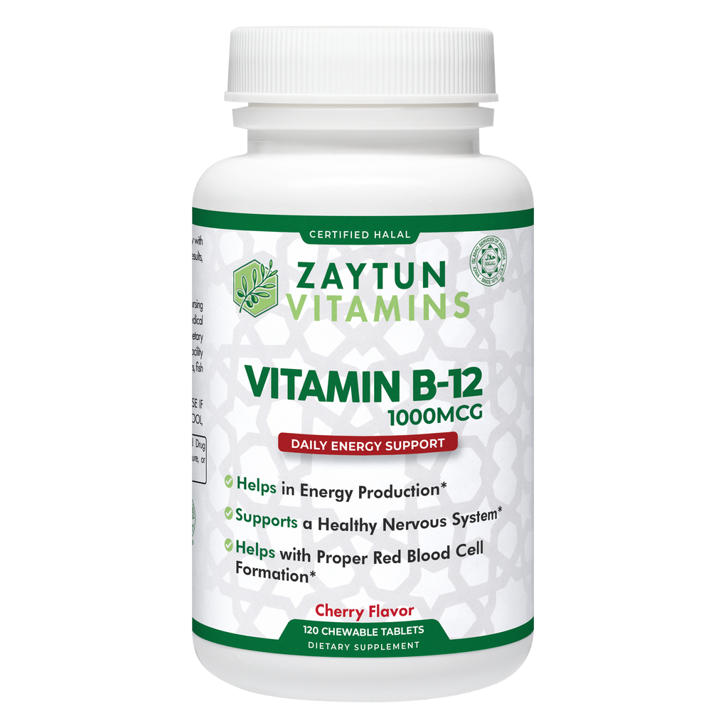 Halal Vitamin B-12 (Methylcobalamin) Tablets