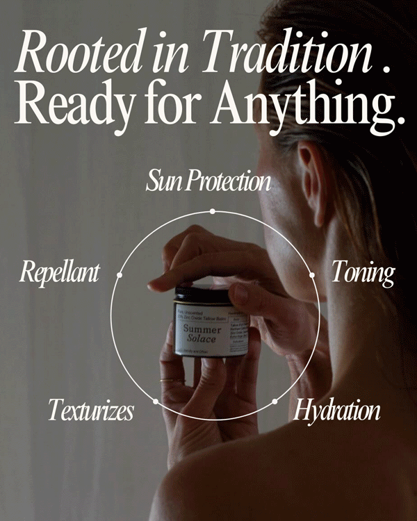 Tinted Zinc Tallow Balm • 23% Non-Nano Zinc Oxide • Scented
