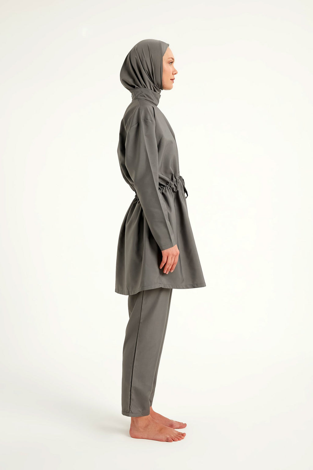 Andalus Full Coverage Burkini Set with Front Ruching A2502-4