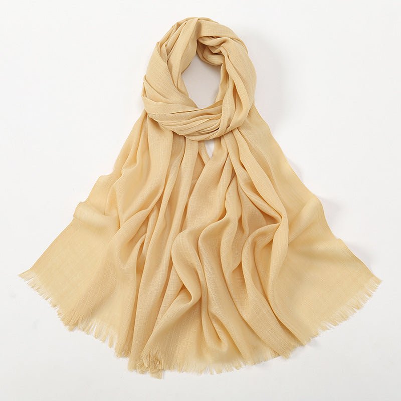 Bamboo Cotton Hijab Scarf(MH208)