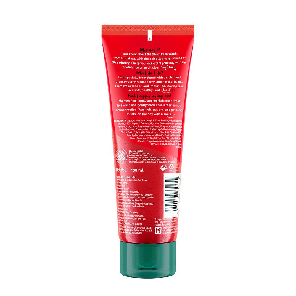 Himalaya Herbals Fresh Start Oil Clear Face Wash Strawberry