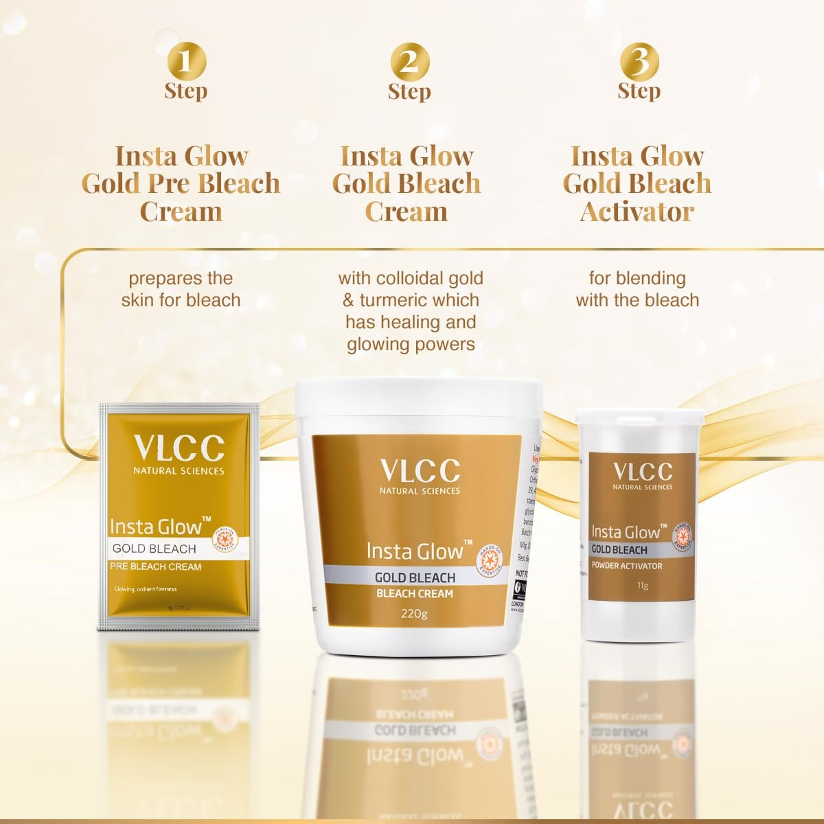 VLCC Insta Glow Gold Bleach
