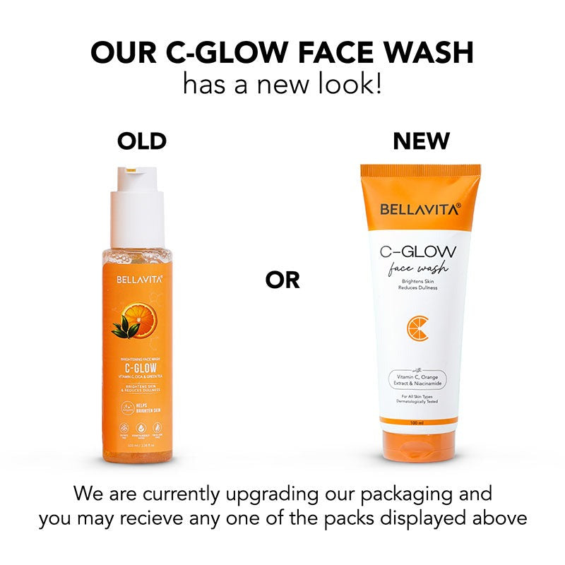 Bella Vita C-Glow Vitamin C Face Wash Brightening Formula for Men and Women,100 ml