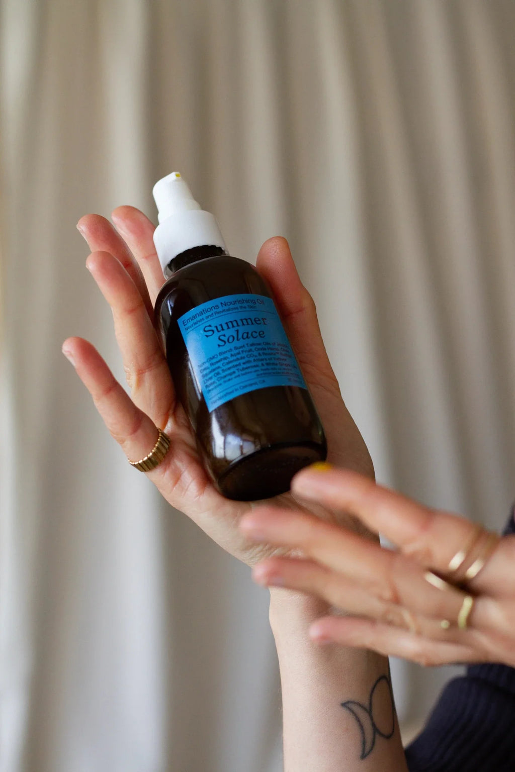Emanations Tallow & Emu Face Oil • Sea Buckthorn & Floral Attars • Dry, Sensitive & Mature Skin