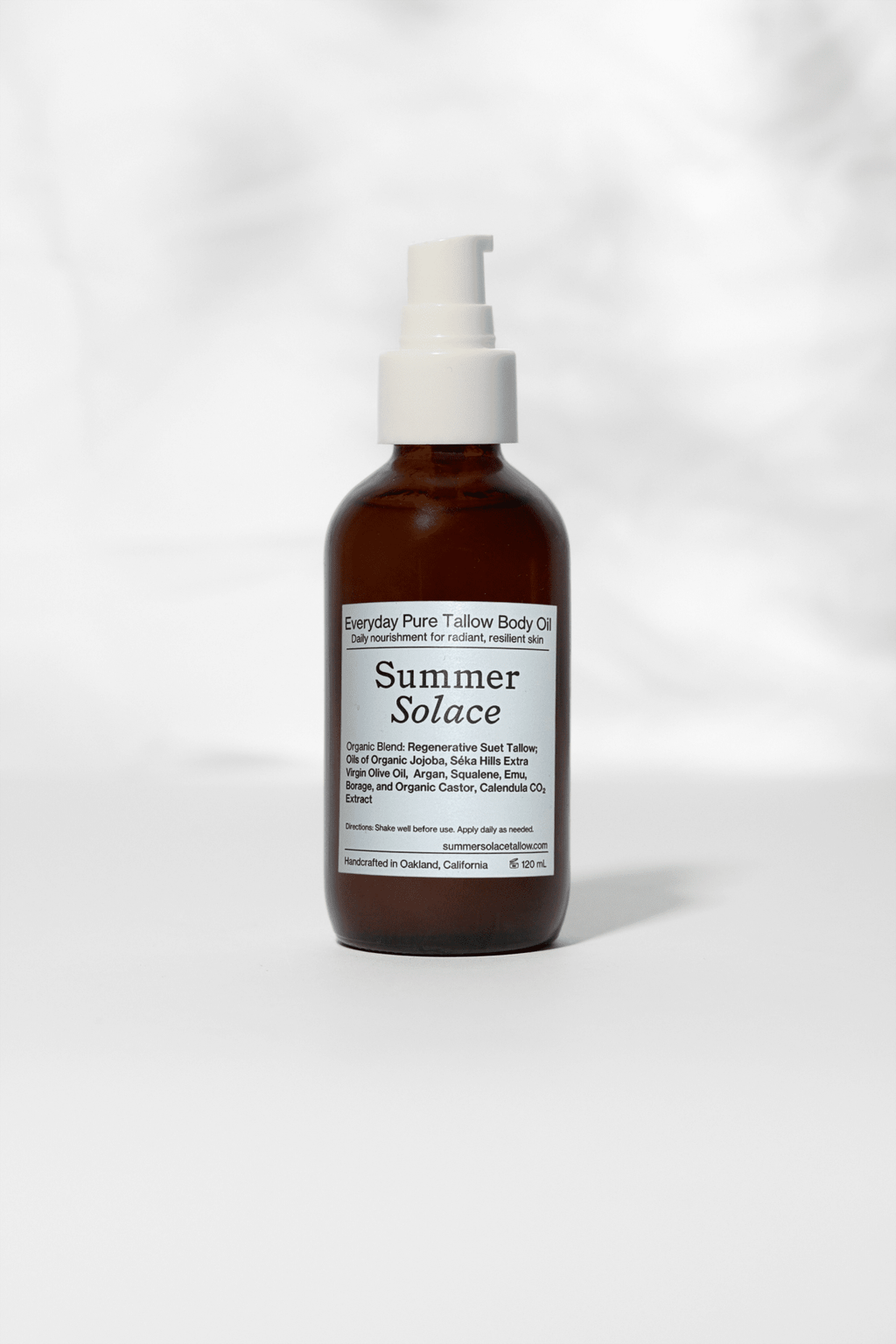Everyday Pure Tallow Face and Body Oil | Regenerative Tallow® Unscented Oil for Face, Body & Hair