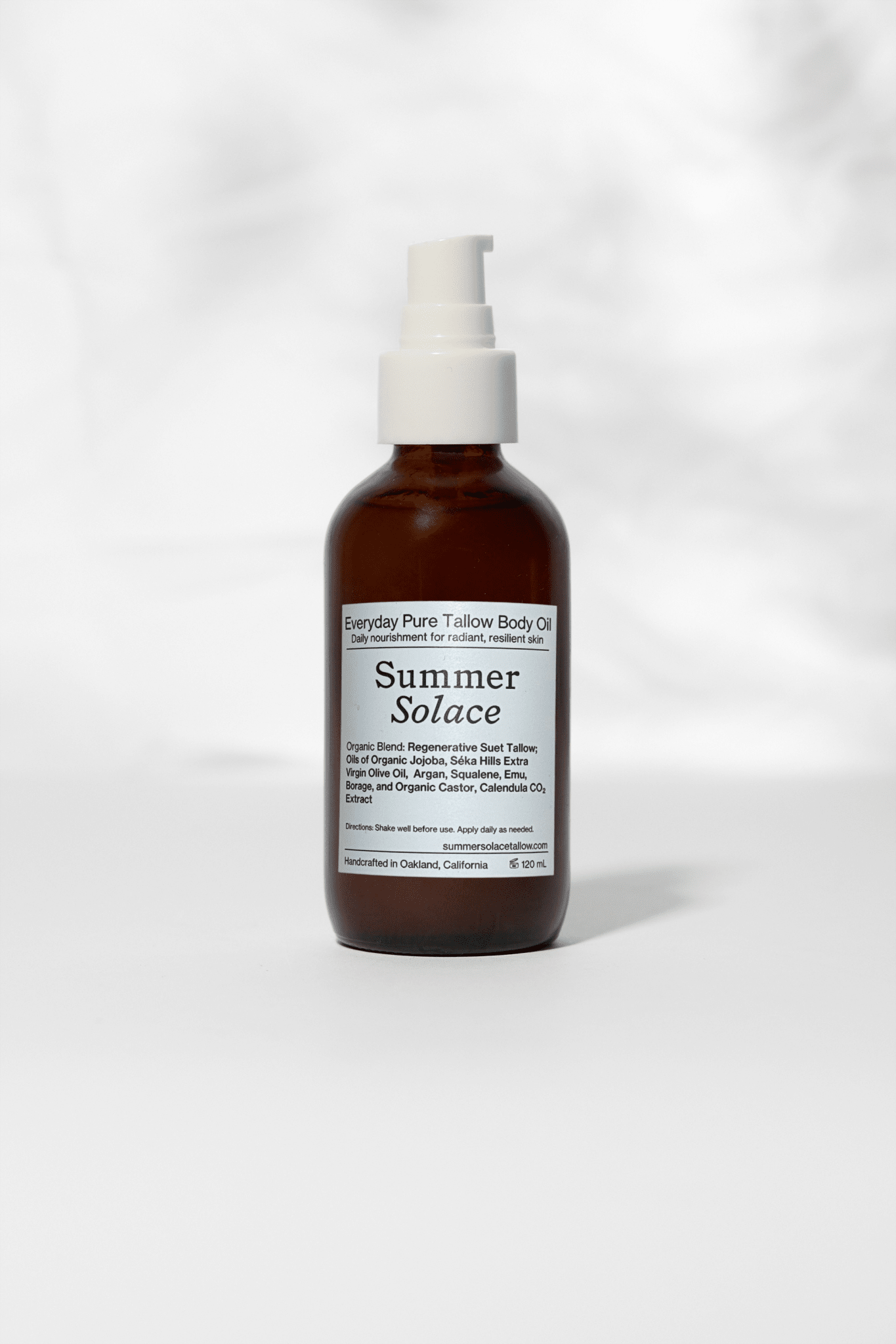 Everyday Pure Tallow Face and Body Oil | Regenerative Tallow® Unscented Oil for Face, Body & Hair