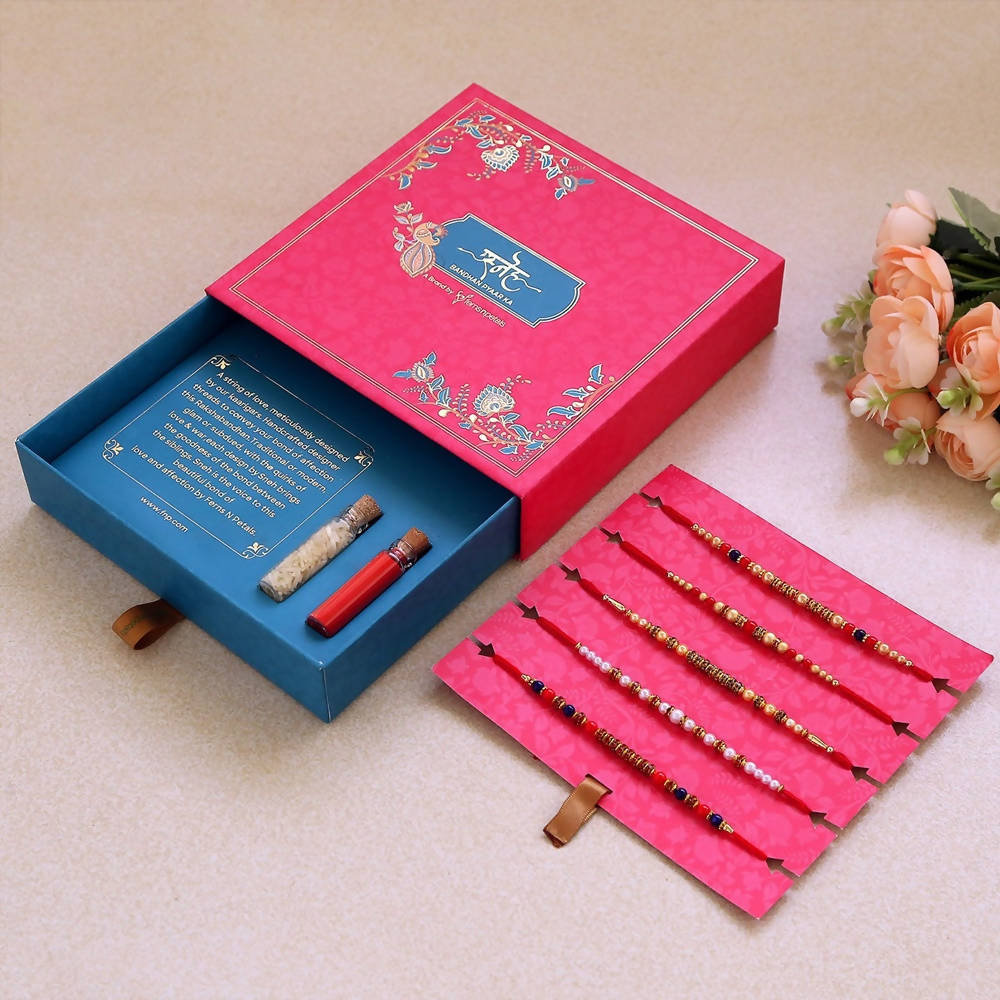 Designer Rakhis and Choco Swiss Jingles Box