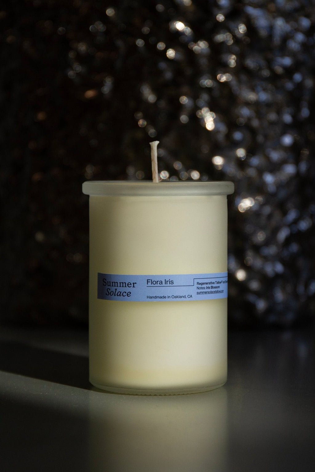 Flora Iris – Tallow Candle with Orris & Palo Santo | 6 oz