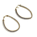 Mominos Fashion Kamal Johar Blue Kundan Anklets