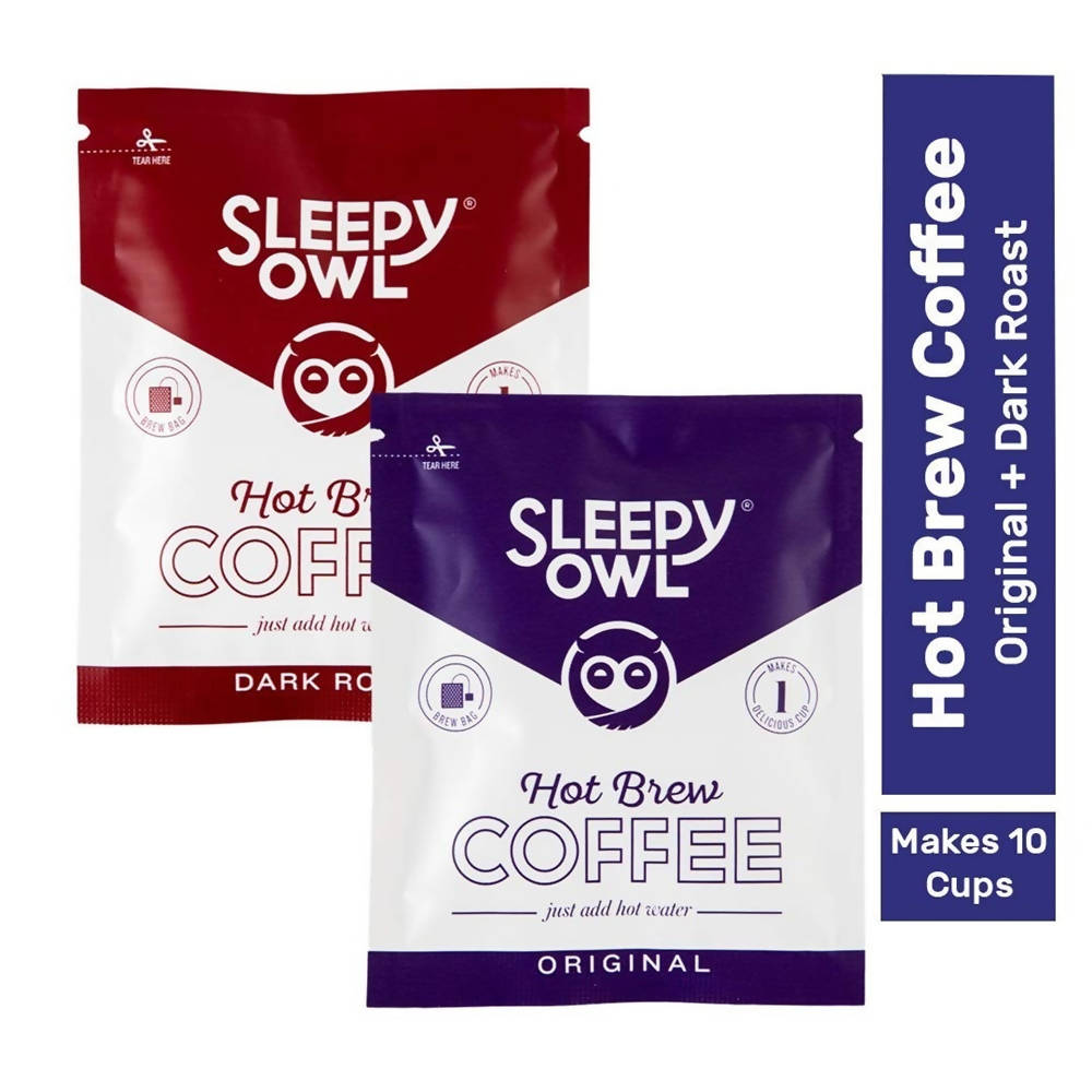 Sleepy Owl Hot Brew Coffee Combo