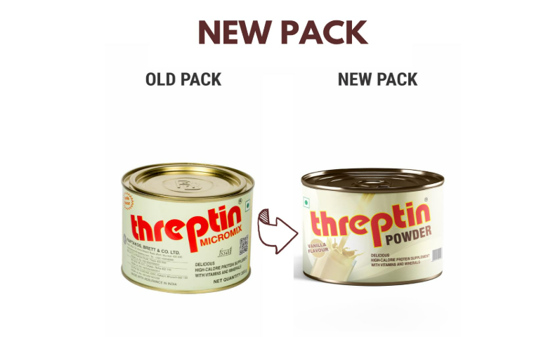 Threptin Micromix High Protein Milk Addon - 200 g (Vanilla)