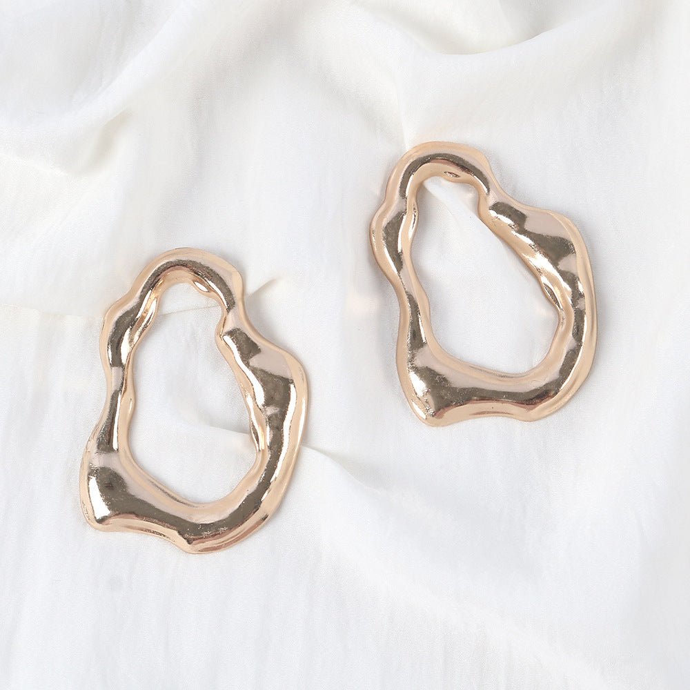 Irregular Metal Hijab Ring(MAC365)