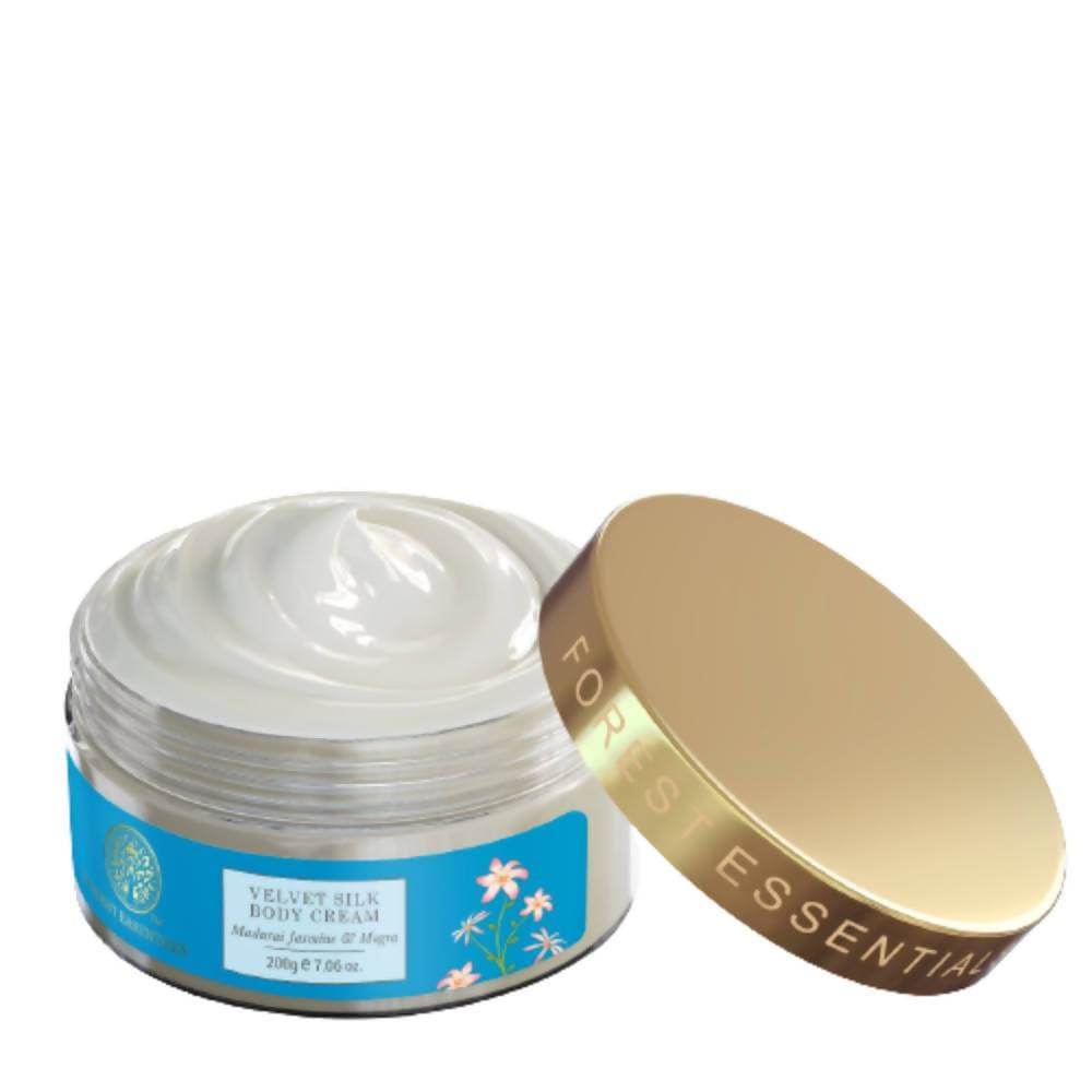 Forest Essentials Velvet Silk Body Cream Madurai Jasmine & Mogra