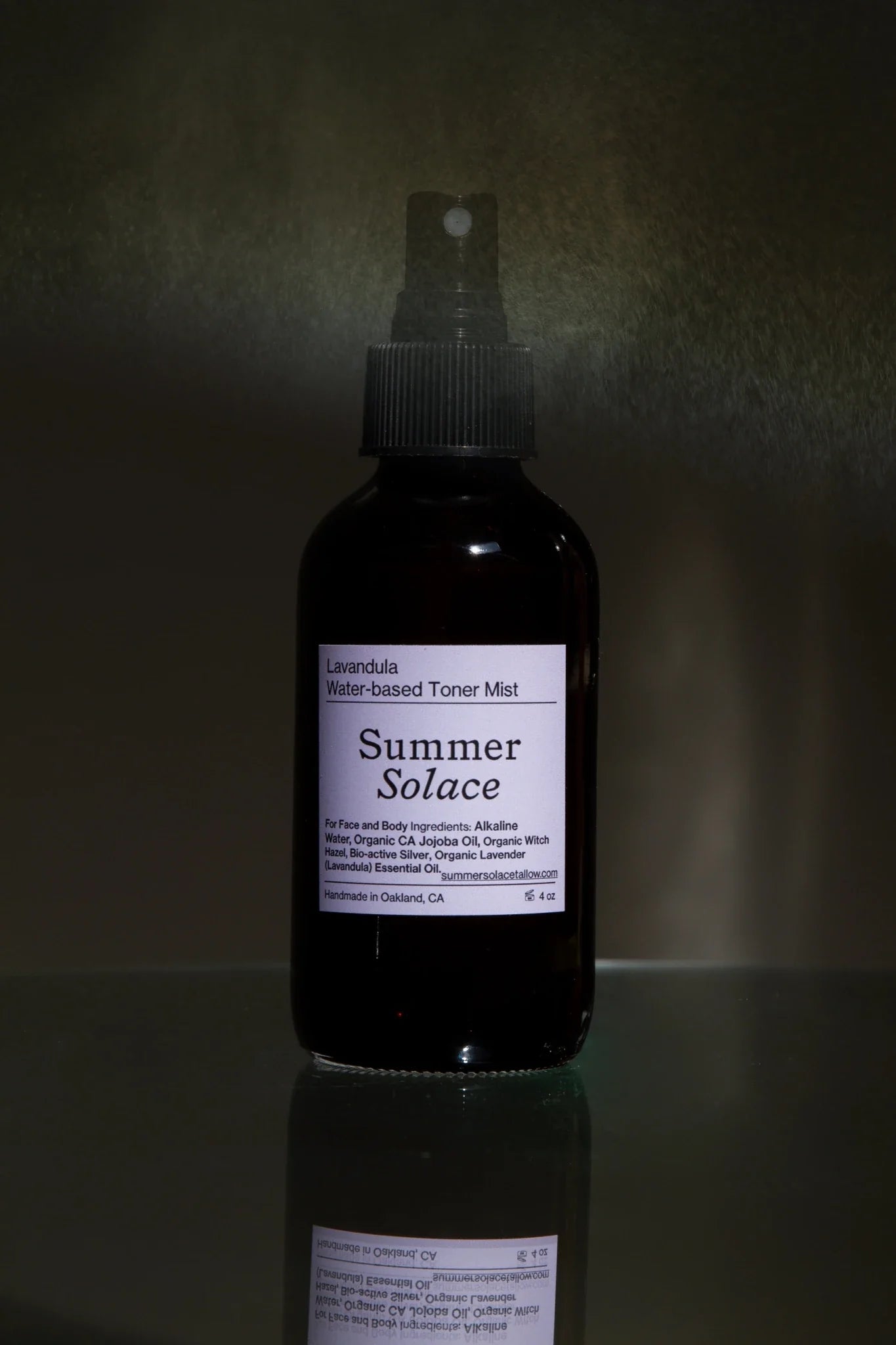 Lavender & White Lotus Toner – Organic Floral Mist | 4 oz (New Formula)