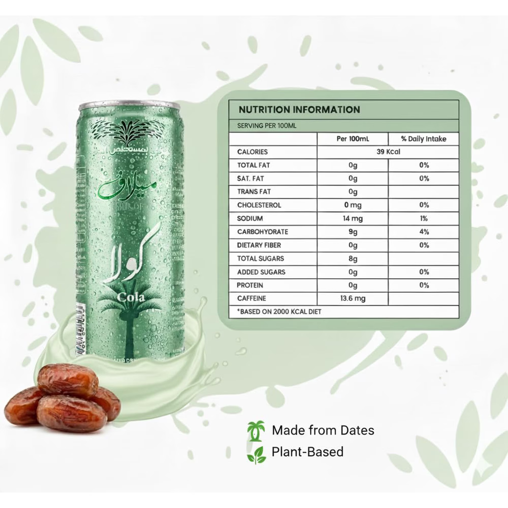 Milaf Date Cola — 24-Pack