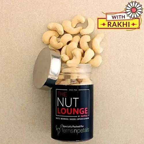 Festive Zardosi Rakhi & Cashew Jar