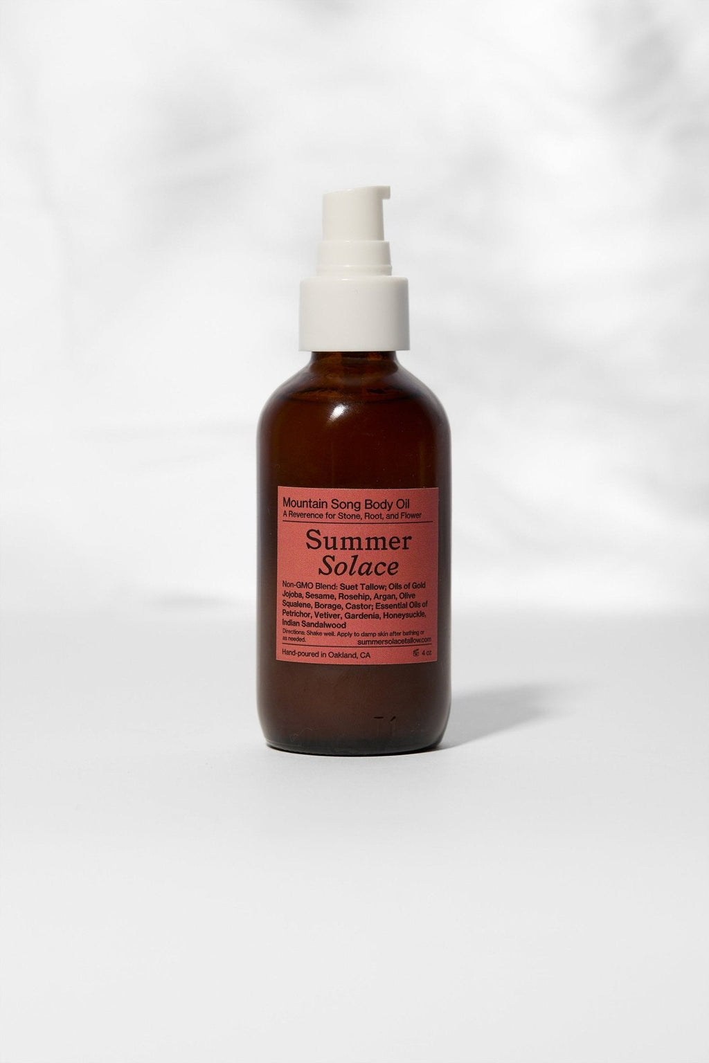 Mountain Song Tallow Body & Hair Oil • Petrichor, Gardenia, Honeysuckle