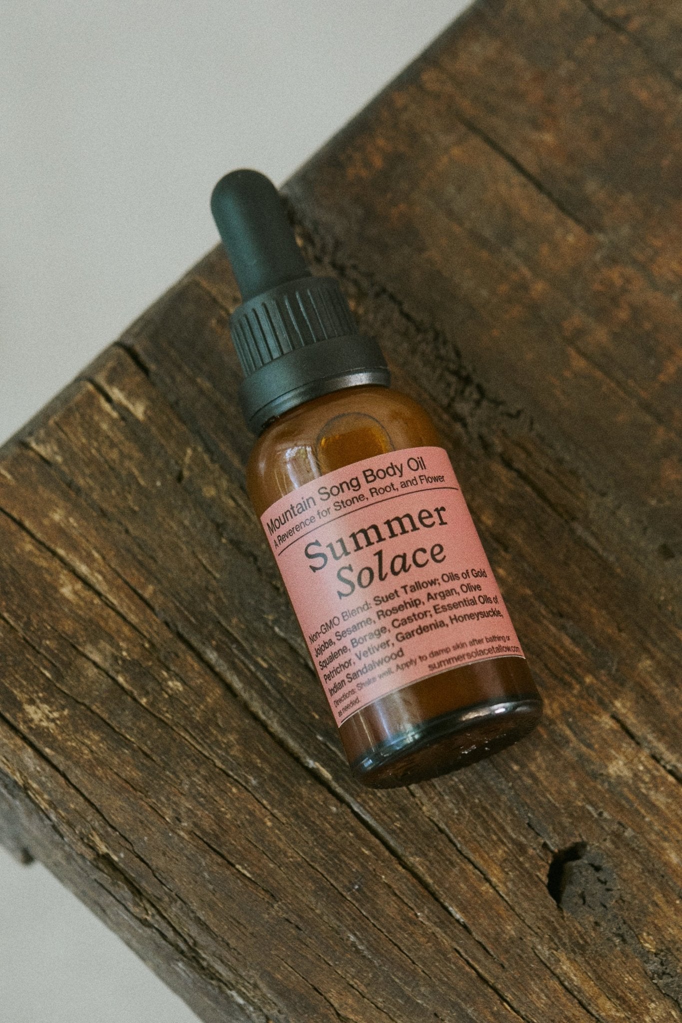 Mountain Song Tallow Body & Hair Oil • Petrichor, Gardenia, Honeysuckle