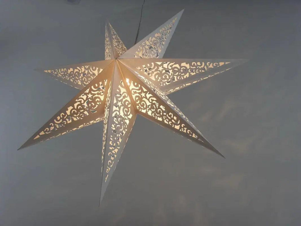 MR035 Hollow Star Hanging, Eid Mubarak Christmas Ramadan Decoration