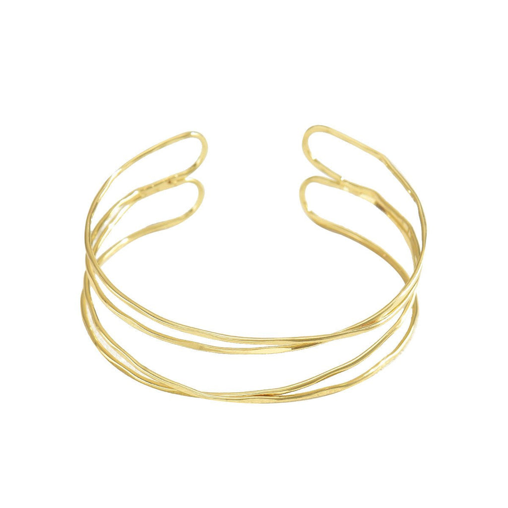 Multi-Layer Geometric Arm Cuff Bracelet (MAC410)