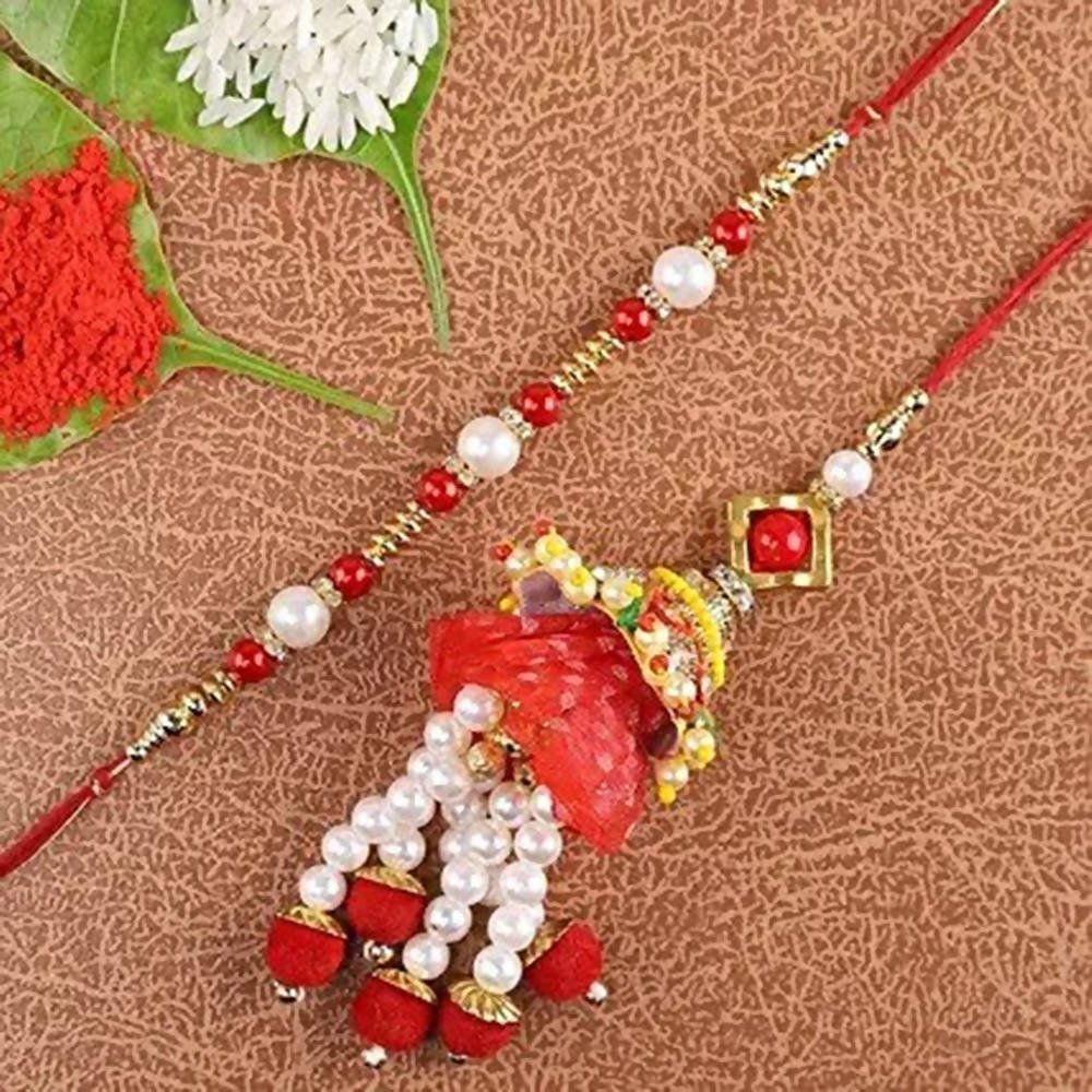 Fancy Rakhis With Amul Dark & Milk Chocolates