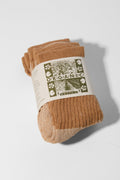 Organic Cotton Socks in Buffalo Brown 3-pack- LIMITED QUANTITIES, OUT OF STOCK UNTIL FURTHER NOTICE