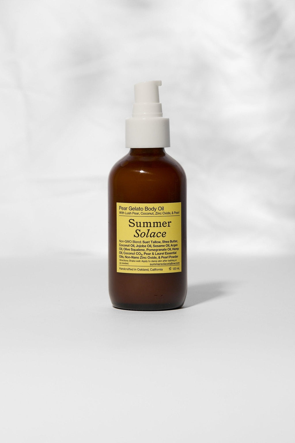 Pear Gelato Body Oil • Zinc & Pearl Extract • Updated 2026 Formula