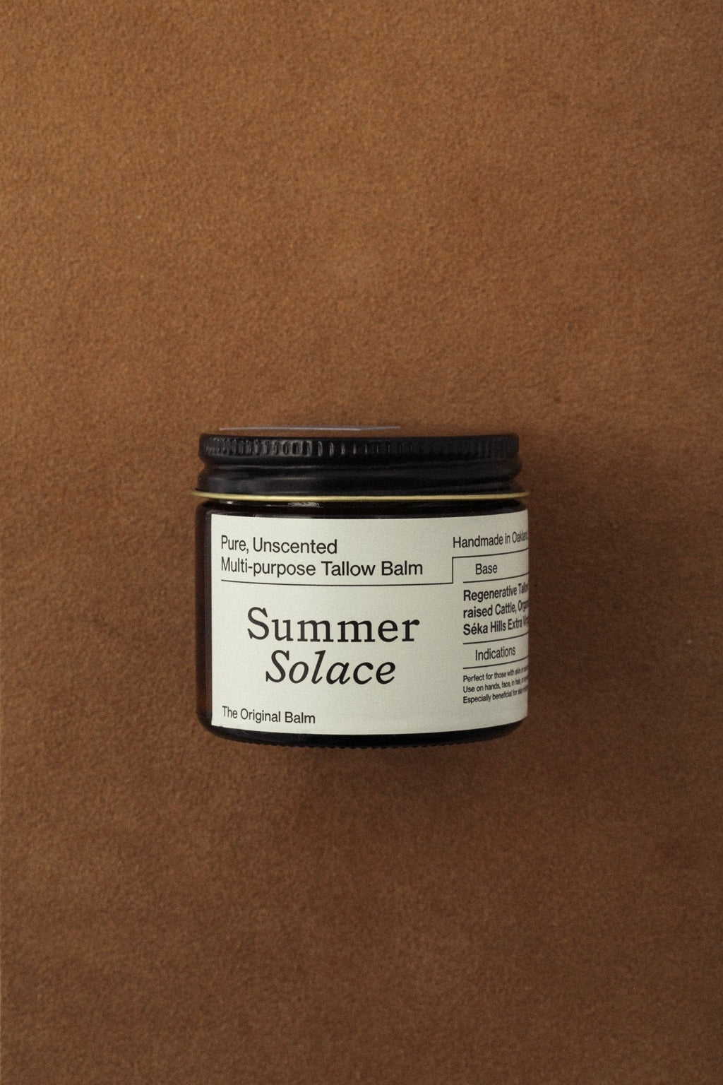 Pure Unscented Tallow Balm • Fragrance-Free Moisturizer for Sensitive Skin