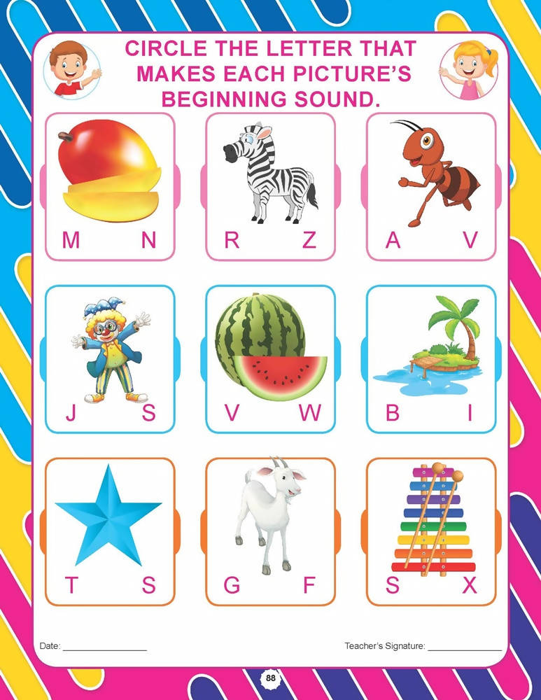 Pre-Nursery English Book