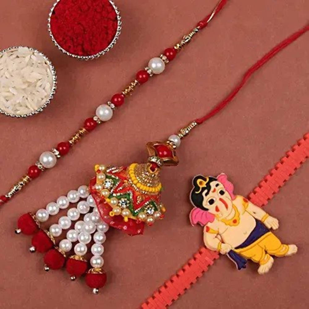 Pearl Family Rakhi Set & Dairy Milk